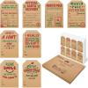 imageSooez 120pcs Tags Natural Kraft Labels Stickers for Presents 2quot x 3quot Self Adhesive From Santa Gift Tags North Pole Approved Wrapping Paper