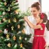 imageMini Christmas Ornaments Sooez Set of 24 Cute Miniature Resin Christmas Tree Ornament Figures Advent Calendar Fillers Durable ampamp WellCrafted 3D Figurines with Gold Loops for Easy HangingGingerbread