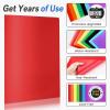 image:imageSooez 7 Pack Folders with Pockets 2 Pocket Folders with Extra Labels Plastic Folder with Pockets Heavy Duty File Folder Bulk School Business Office Filing SuppliesRainbow