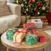 image:imageSooez 3 Roll Raffia Ribbon String 984 Feet Christmas Gift Wrapping Raffia Paper String Ribbon Packing Paper Twine for Craft Supply Christmas 328Feet Each RollRedGreenNatural