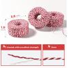 image:imageSooez 3 Roll Raffia Ribbon String 984 Feet Christmas Gift Wrapping Raffia Paper String Ribbon Packing Paper Twine for Craft Supply Christmas 328Feet Each RollRedWhite