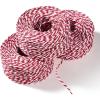 image:imageSooez 3 Roll Raffia Ribbon String 984 Feet Christmas Gift Wrapping Raffia Paper String Ribbon Packing Paper Twine for Craft Supply Christmas 328Feet Each RollRedWhite