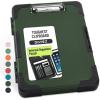 Dark Green With Black Corner
