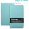 image:imageSooez ZipEnclosed Business Card Holder Organizer Professional Credit Card Case Book for Women Men 240 Capacity Premium Vegan Leather Gift Card Organizer Storage Business Card Wallet BrownMint Green