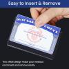 image:imageSooez 6 Pack Social Security Card Protector 24 Mil Thick Card Protector Sleeves Protective Credit Card Sleeve Clear Card Sleeves Perfect Fit for Social Security Medicare Credit Business Card20