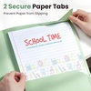image:imageSooez 6 Pack Folders with Pockets 2 Pocket Folders with Writable Category Labels and NonSlip Tabs Fits A4Letter Size Paper HeavyDuty Plastic Folders for School Office HomeBlue