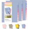 image:imageSooez 8 Tabs LongLasting Plastic Write amp Erase Large Tabs Dividers for 3 Ring Binder Aesthetic Cute Pastels Binder Dividers for Student Teacher Office Home Organizers 3 Sets MutedMuted