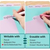 image:imageSooez 8 Tabs LongLasting Plastic Write amp Erase Large Tabs Dividers for 3 Ring Binder Aesthetic Cute Pastels Binder Dividers for Student Teacher Office Home Organizers 3 Sets MutedPastels Color