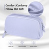 image:imageSooez Big Capacity Pencil Case Pen Pouch Soft Corduroy Pencil Bag with 3 Compartment Multiple Pockets Sturdy Zipper Cute School Supplies Pen Bag Organizer For Teen GirlsPink Leopard PrintBlue