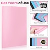 image:imageSooez 1 Pack Plastic Folder 2Pocket Folders with Prongs  Fit Letter Size Paper Sturdy 3 Prong File Folders for Documents Folders with Pockets Back to School Supplies for KidsPurple