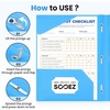 image:imageSooez 1 Pack Plastic Folder 2Pocket Folders with Prongs  Fit Letter Size Paper Sturdy 3 Prong File Folders for Documents Folders with Pockets Back to School Supplies for KidsSky Blue