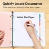 image:imageSooez 8 Tabs LongLasting Plastic Write amp Erase Large Tabs Dividers for 3 Ring Binder Aesthetic Cute Pastels Binder Dividers for Student Teacher Office Home Organizers 3 Sets Beige ColorPastels Color