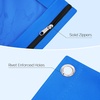 image:imageSooez Pencil Pouch for 3 Ring Binder 2 Pack Binder Pencil Pouch with Clear Window Pencil Bags with Zipper amp Reinforced Grommets Pencil Case for Binder PurpleampBlueRose  Azure Blue