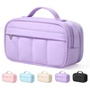 image:imageSooez Pencil Case for Girls Cute Large Capacity Pencil Pouch Pen Bag Blue  Cute Aesthetic MultiCompartment Pencil Box Stationery Organizer with Zipper Portable Back to School SuppliesPurple